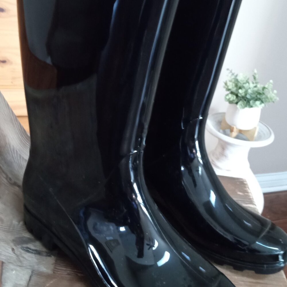 Time and Tru Women's Size 11 Rubber Rain Boots NEW!